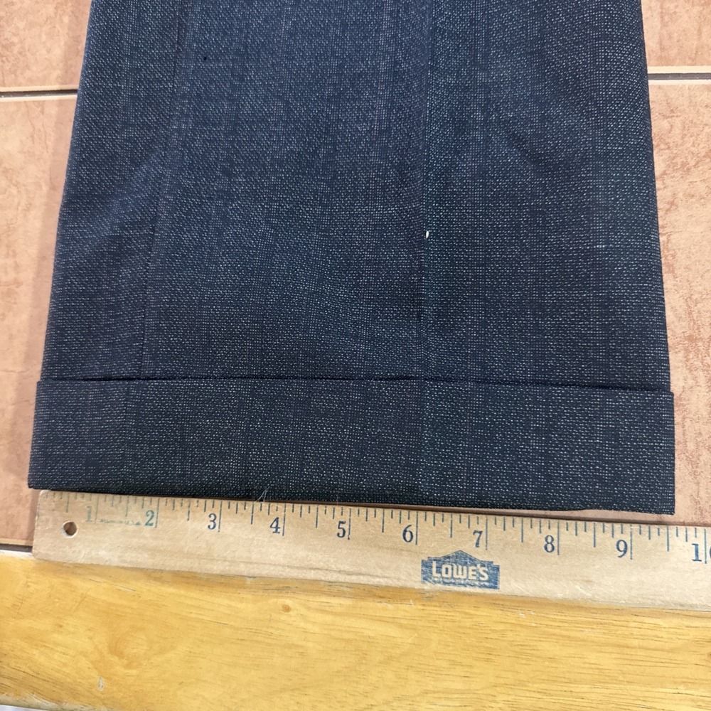 Vintage Antonio Parillo Black Wool Double Breasted Suit Sz 42R Pants 38 x 30 - Picture 16 of 16
